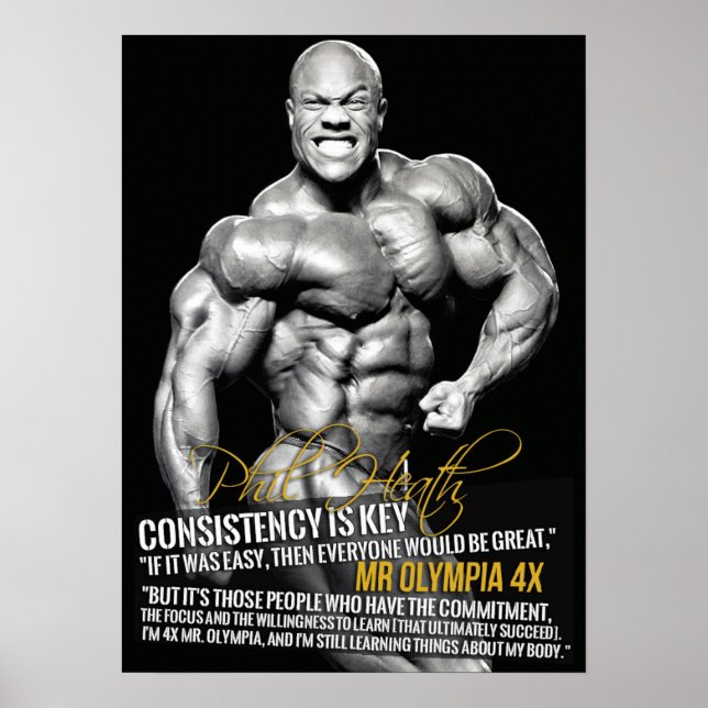 Póster Motivación de entrenamiento (Frente)