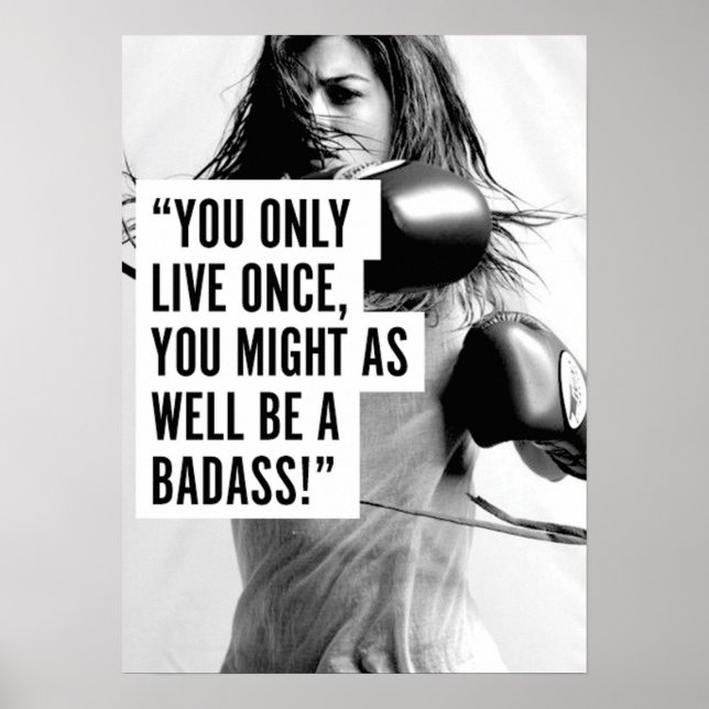 Póster Motivación de entrenamiento (Frente)