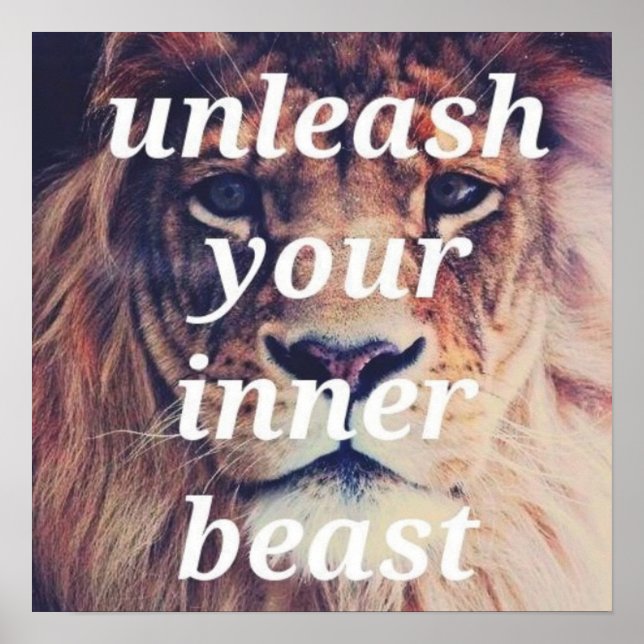 Póster Motivación de entrenamiento (Frente)