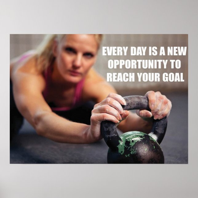 Póster Motivación de entrenamiento (Frente)