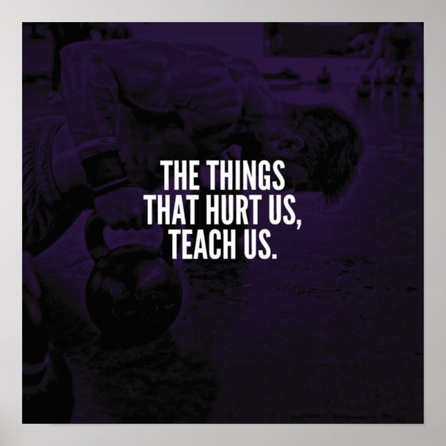 Póster Motivación de entrenamiento (Frente)