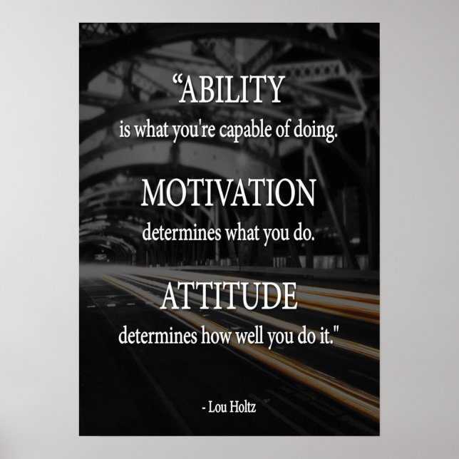 Póster Motivación de entrenamiento (Frente)