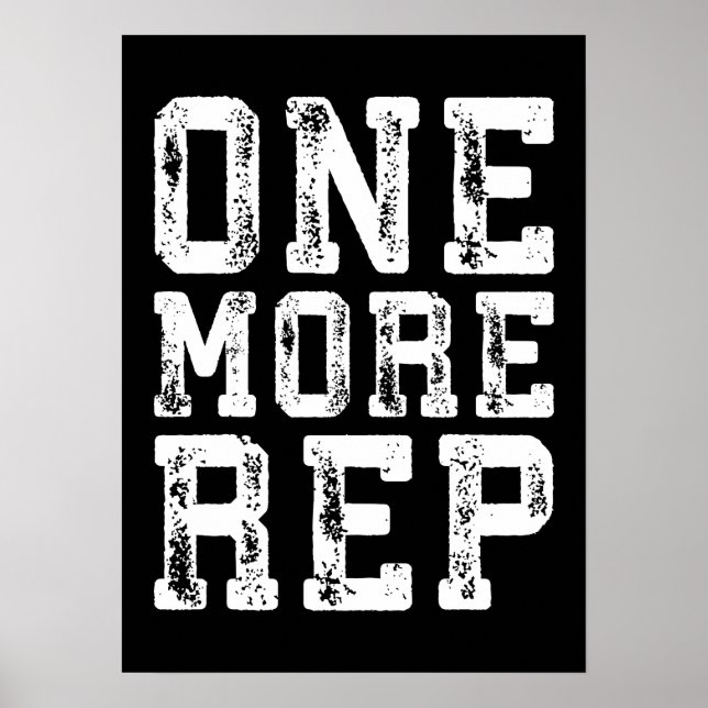 Póster Motivación de entrenamiento (Frente)