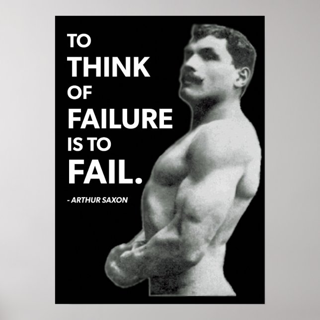 Póster Motivación de entrenamiento (Frente)