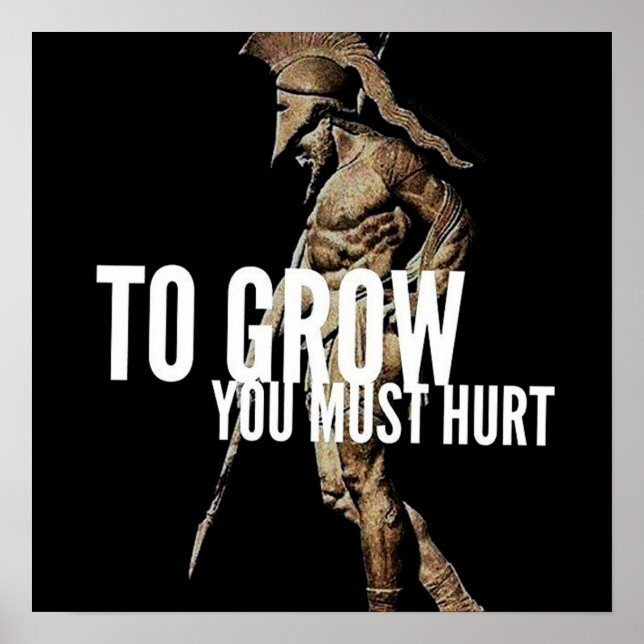 Póster Motivación de entrenamiento (Frente)