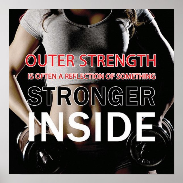 Póster Motivación de entrenamiento (Frente)