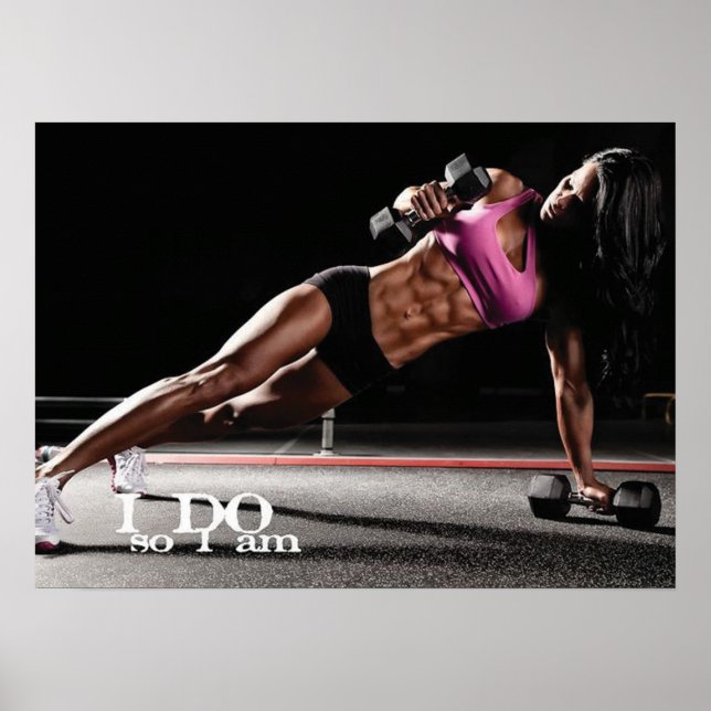 Póster Motivación de entrenamiento (Frente)