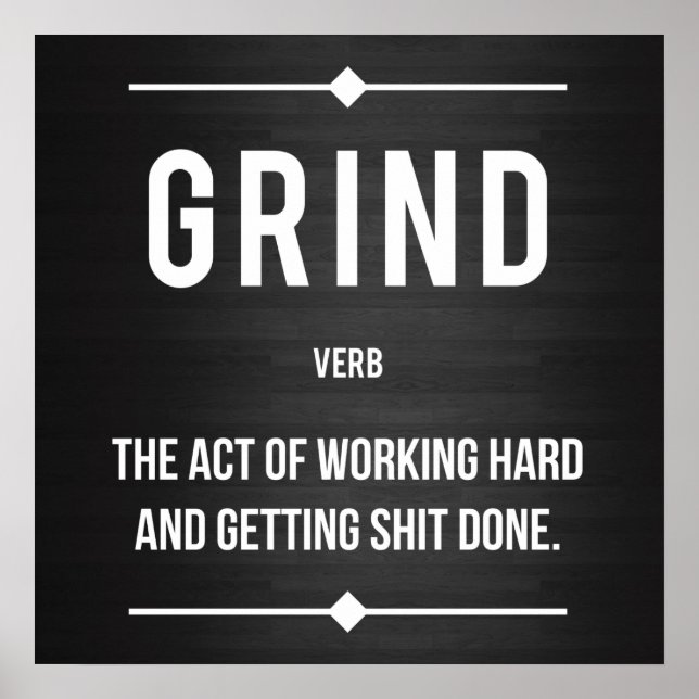 Póster Motivación de entrenamiento (Frente)