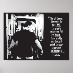 Póster Motivación de entrenamiento