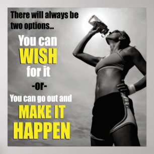 Póster Motivación de entrenamiento