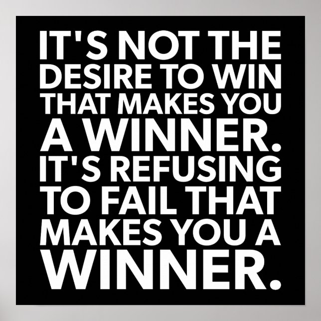 Póster Motivación de entrenamiento (Frente)