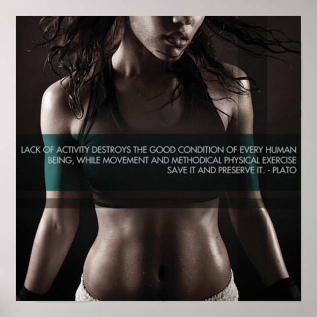 Póster Motivación de entrenamiento (Frente)