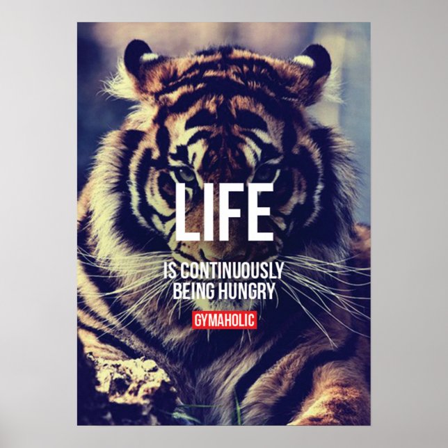 Póster Motivación de entrenamiento (Frente)