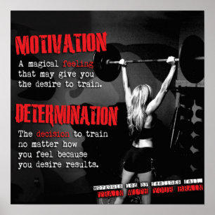 Póster Motivación de entrenamiento