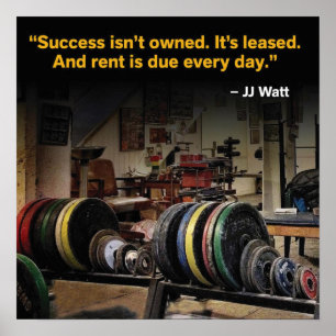 Póster Motivación de entrenamiento