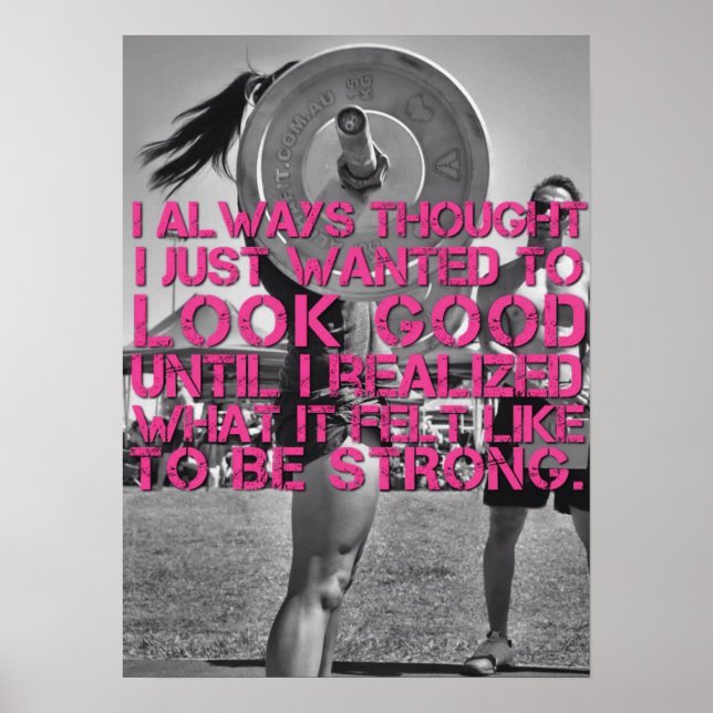 Póster Motivación de entrenamiento (Frente)