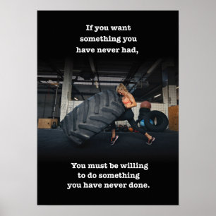 Póster Motivación de entrenamiento