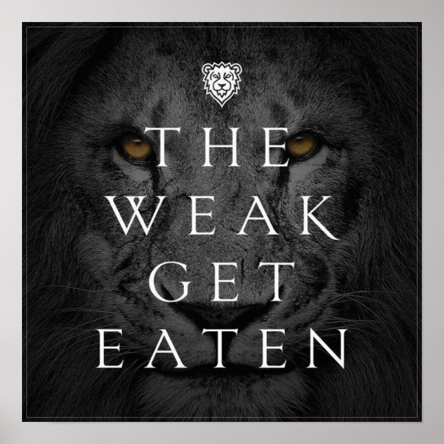 Póster Motivación de entrenamiento (Frente)