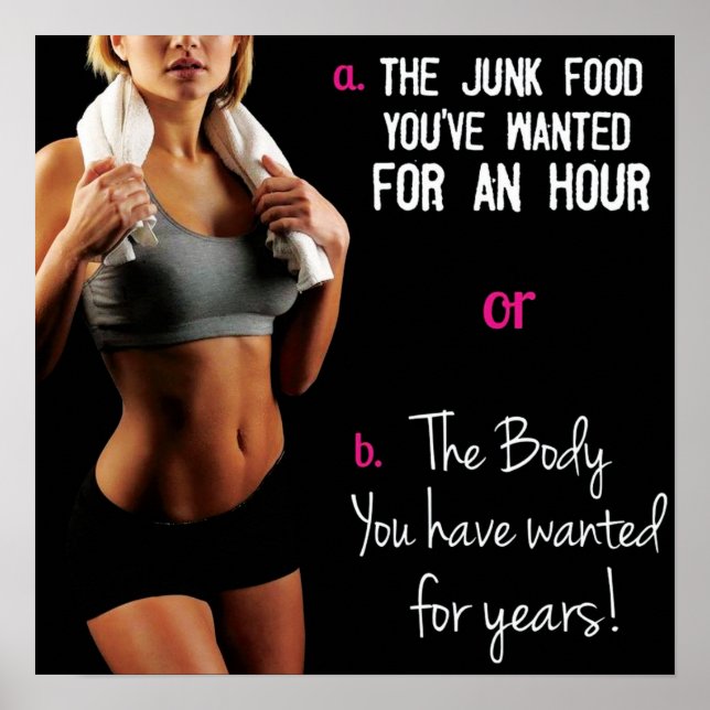 Póster Motivación de entrenamiento (Frente)