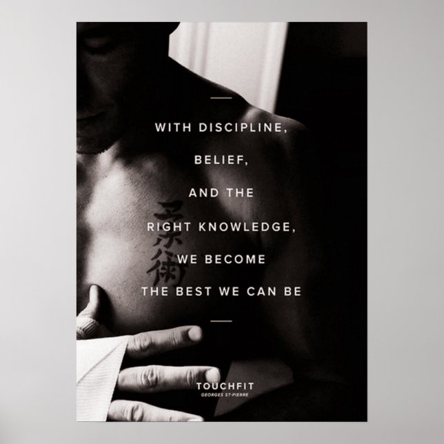 Póster Motivación de entrenamiento (Frente)