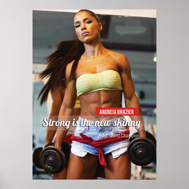 Póster Motivación de entrenamiento (Frente)