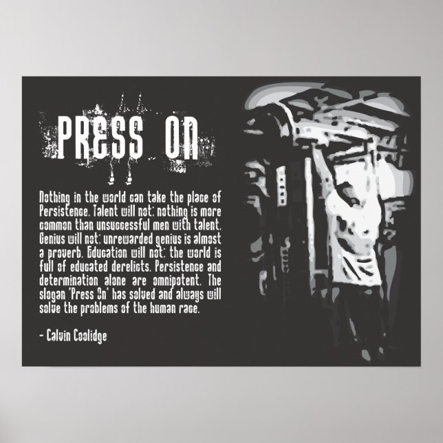 Póster Motivación de entrenamiento (Frente)