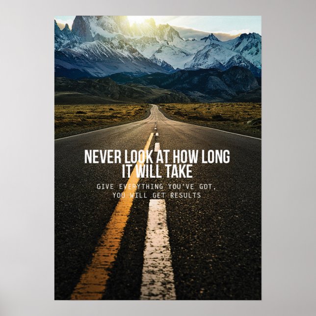 Póster Motivación de entrenamiento (Frente)