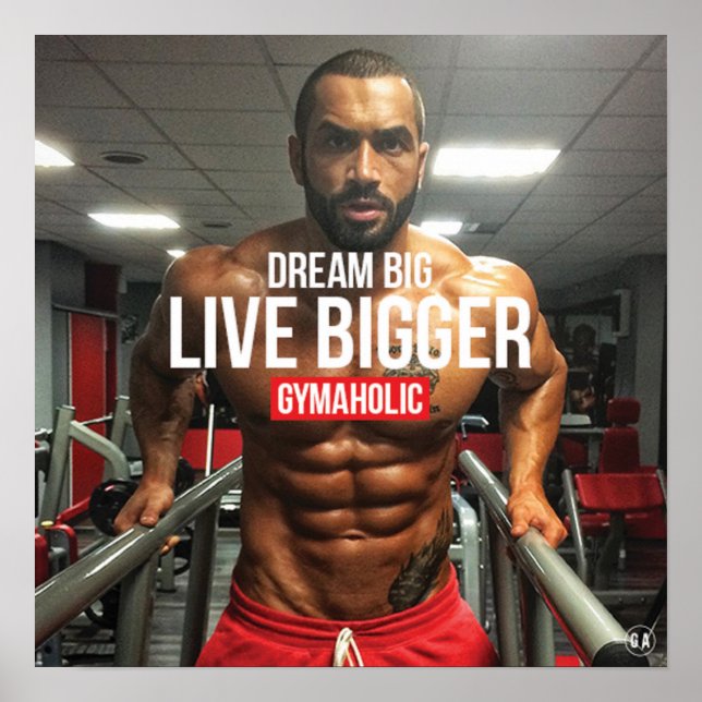 Póster Motivación de entrenamiento (Frente)