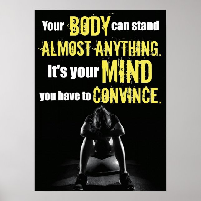 Póster Motivación de entrenamiento (Frente)