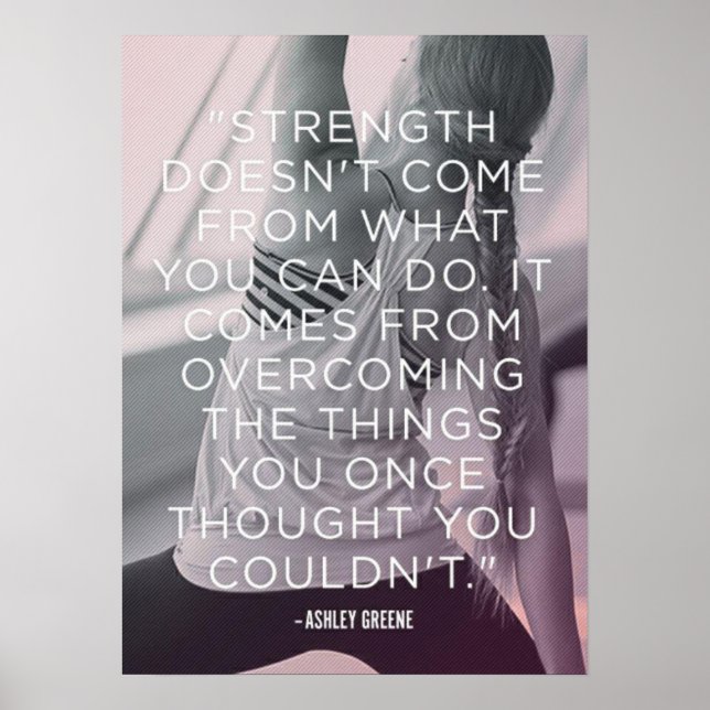 Póster Motivación de entrenamiento (Frente)