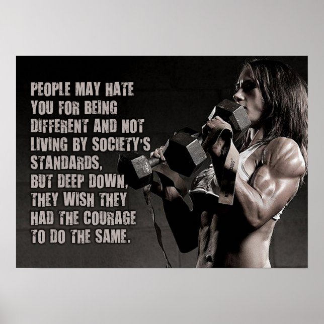 Póster Motivación de entrenamiento (Frente)