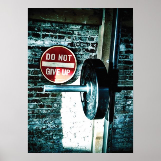 Póster Motivación de entrenamiento (Frente)