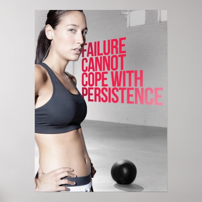 Póster Motivación de entrenamiento (Frente)