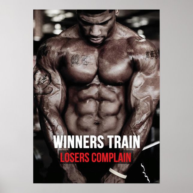 Póster Motivación de entrenamiento (Frente)