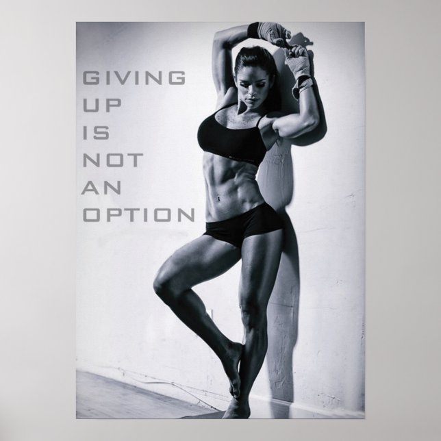 Póster Motivación de entrenamiento (Frente)