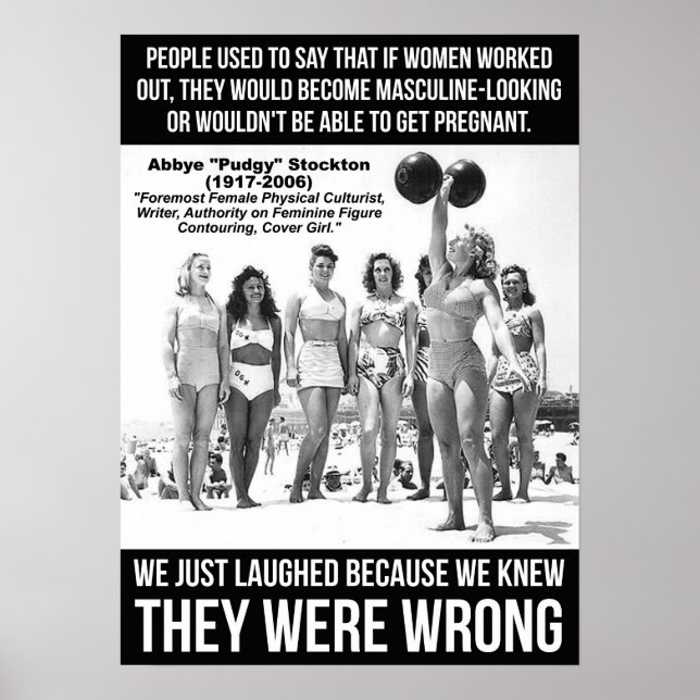 Póster Motivación de entrenamiento (Frente)