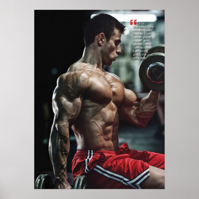 Póster Motivación de entrenamiento (Frente)