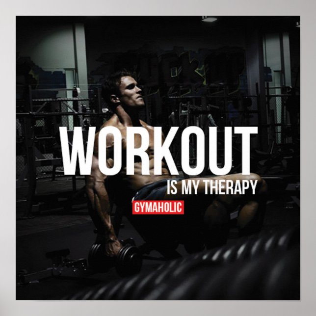 Póster Motivación de entrenamiento (Frente)