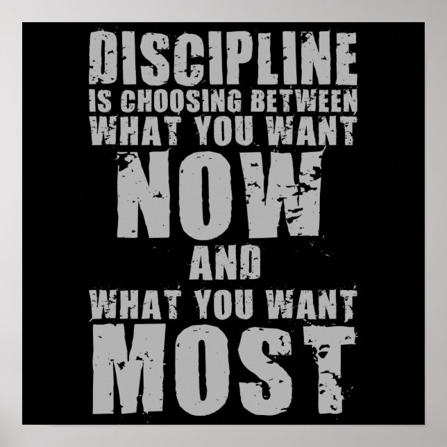 Póster Motivación de entrenamiento (Frente)