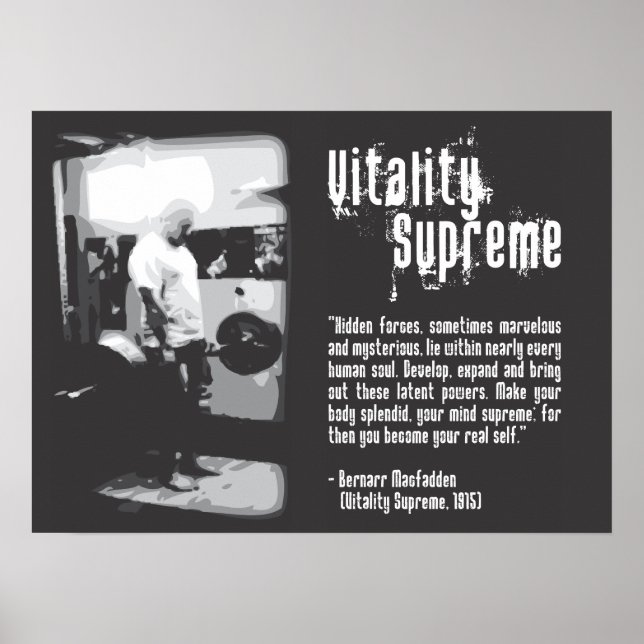 Póster Motivación de entrenamiento (Frente)