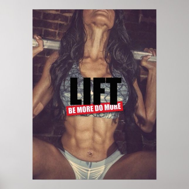 Póster Motivación de entrenamiento (Frente)