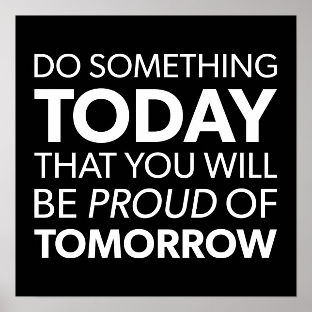 Póster Motivación de entrenamiento (Frente)