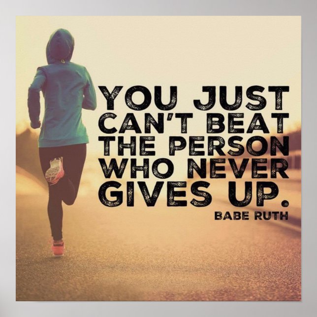 Póster Motivación de entrenamiento (Frente)