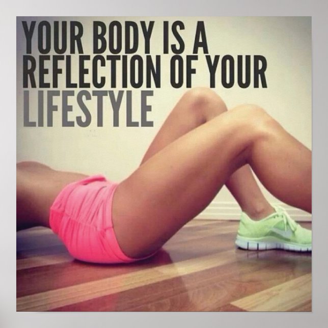 Póster Motivación de entrenamiento (Frente)