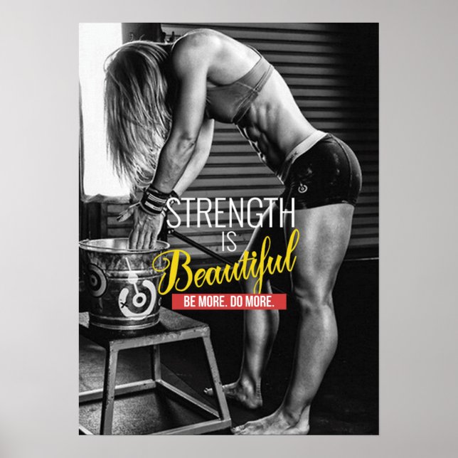 Póster Motivación de entrenamiento (Frente)