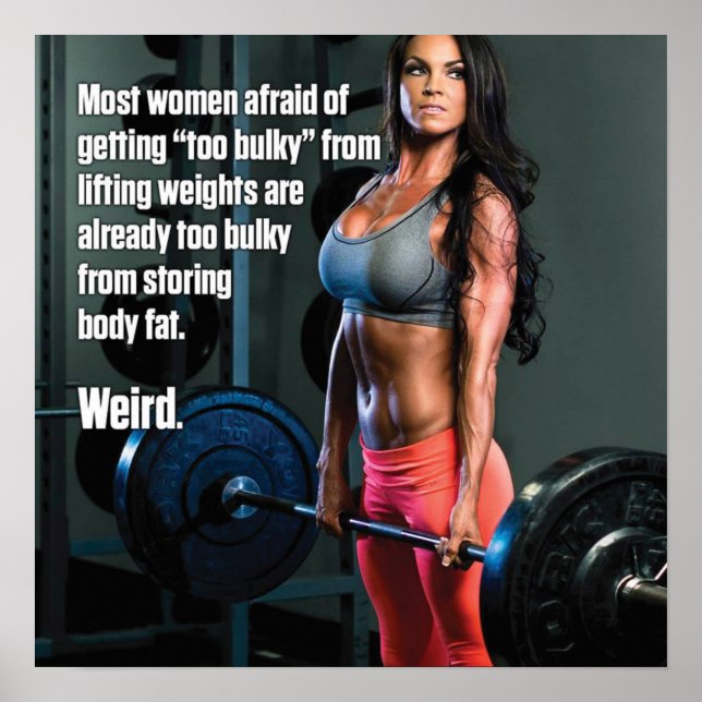 Póster Motivación de entrenamiento (Frente)