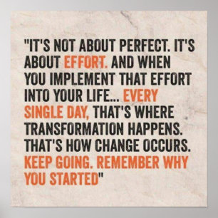 Póster Motivación de entrenamiento