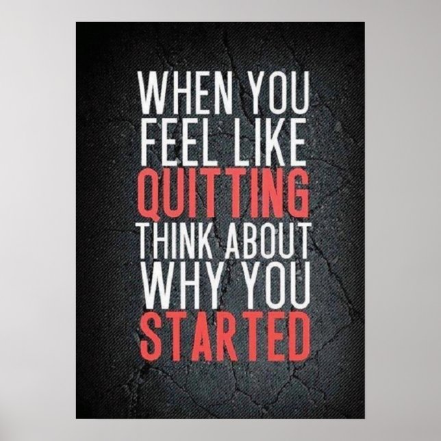 Póster Motivación de entrenamiento (Frente)