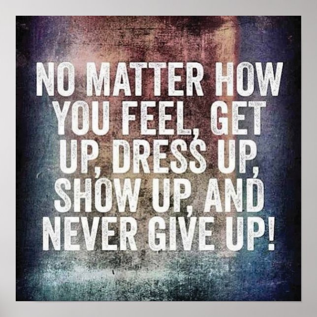 Póster Motivación de entrenamiento (Frente)