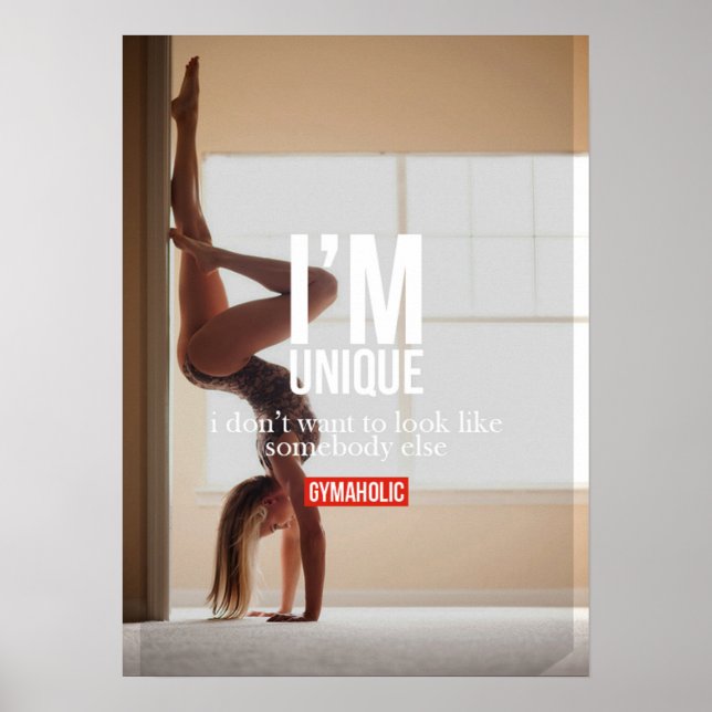 Póster Motivación de entrenamiento (Frente)